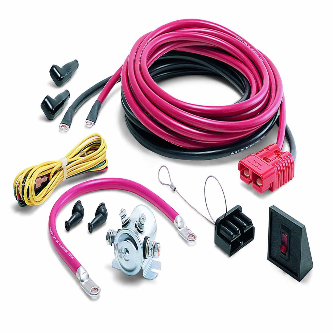 Warn BCSQ32966 24-Foot Quick Connect Cable Kit with Solenoid and Switch for Portable Winches