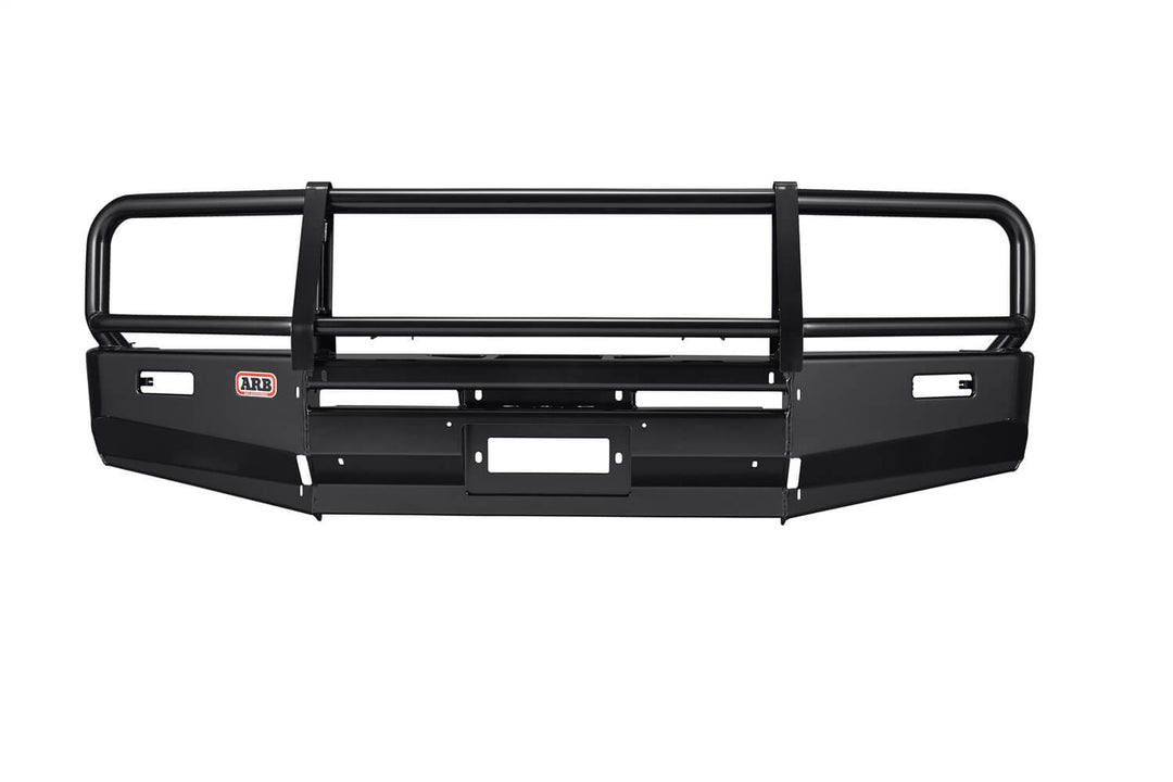 ARB Combination Bumper for Toyota Land Cruiser 1998-2001 – Steel Satin Finish with Tow Points and Winch Compatibility