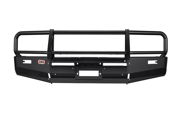 ARB Combination Bumper for Toyota Land Cruiser 1998-2001 - Steel Satin Finish with Tow Points and Winch Compatibility