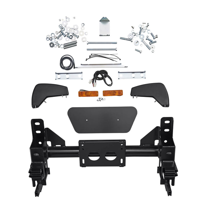 ARB Combination Bumper for Toyota Land Cruiser 1998-2001 - Steel Satin Finish with Tow Points and Winch Compatibility
