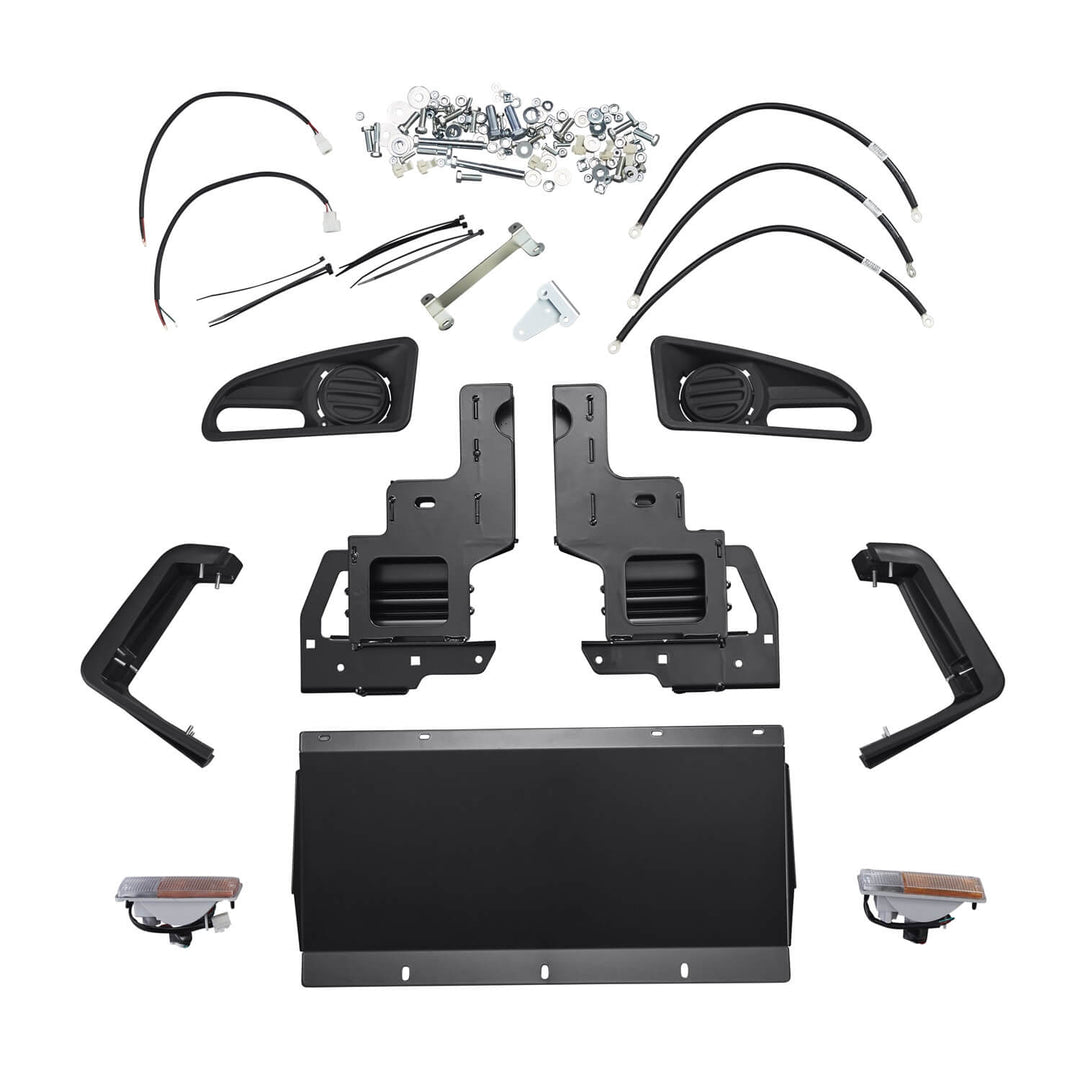 ARB 3413190 Steel Winch Bumper for Toyota Land Cruiser — Satin Black Finish