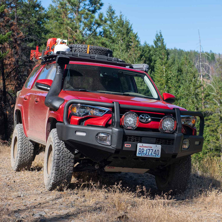 ARB Summit Bumper Kit for Toyota 4Runner - Steel Winch Compatible Front Bumper with Fog Light Surround and Adaptive Cruise Control Integration
