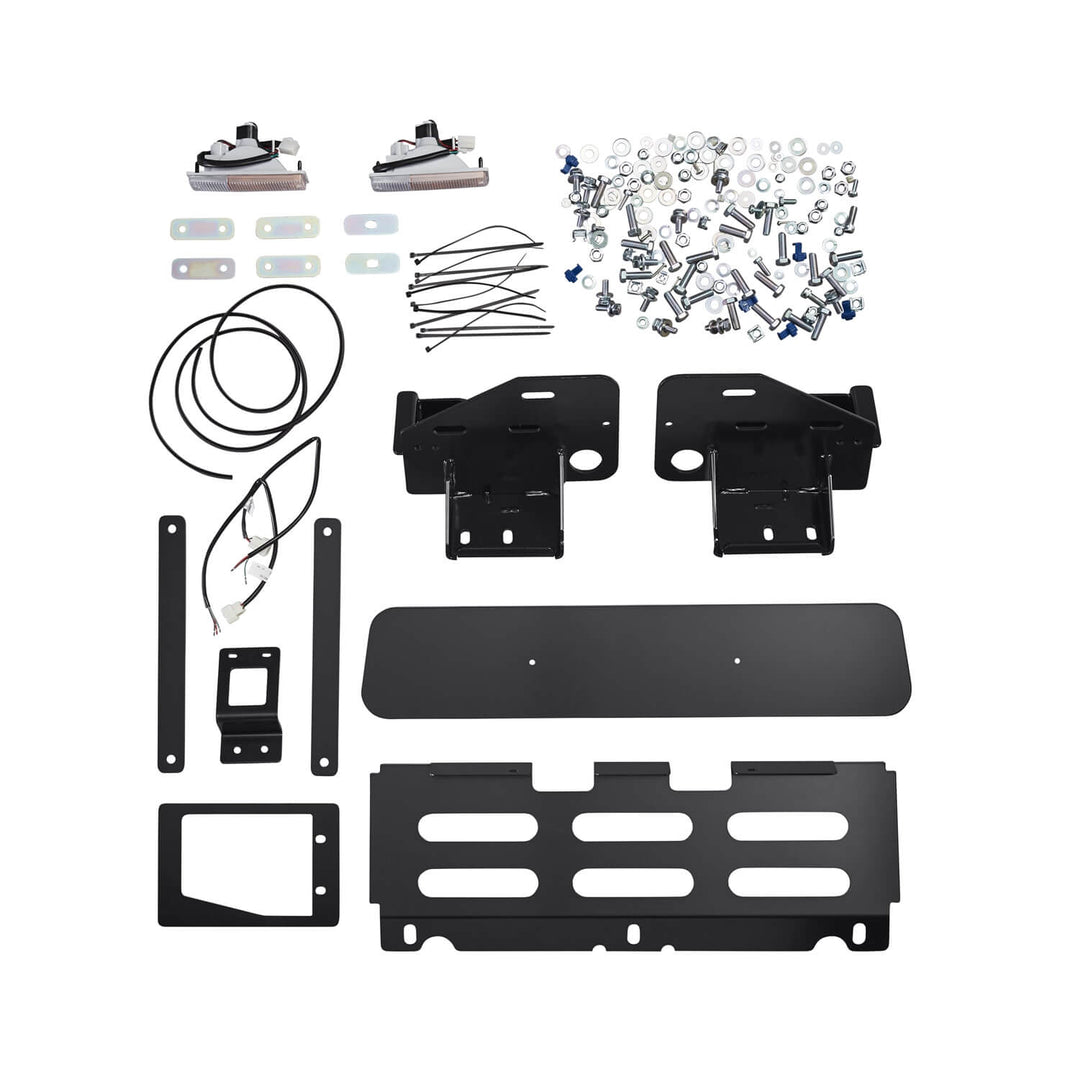 ARB Combination Bumper for Ford Super Duty (2004-2003) and F-250/F-350 Models – Steel, Satin Finish, Winch Compatible