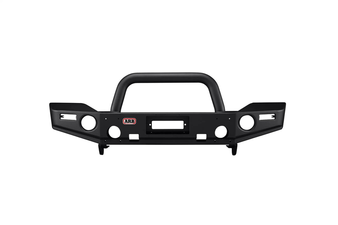 ARB Combination Bumper for Jeep Wrangler 2007-2018 — Steel, Textured Finish, Winch Compatible
