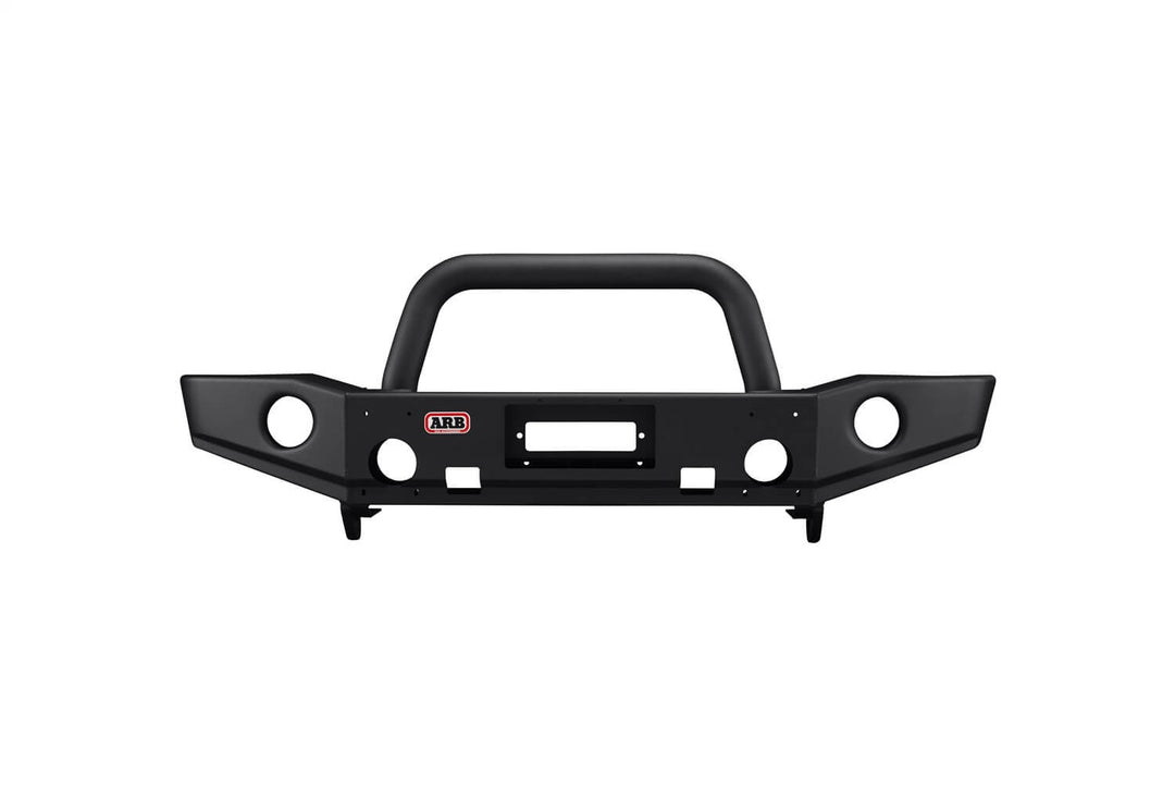 ARB Combination Bumper for Jeep Wrangler JL & Gladiator 2018-2023 – Steel, Textured Black, Winch & Fog Light Compatible