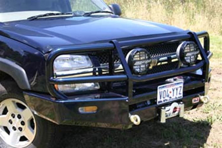 ARB Combination Bumper for Chevrolet Silverado and Avalanche 2004-2006 - Steel, Satin Finish, Winch Compatible