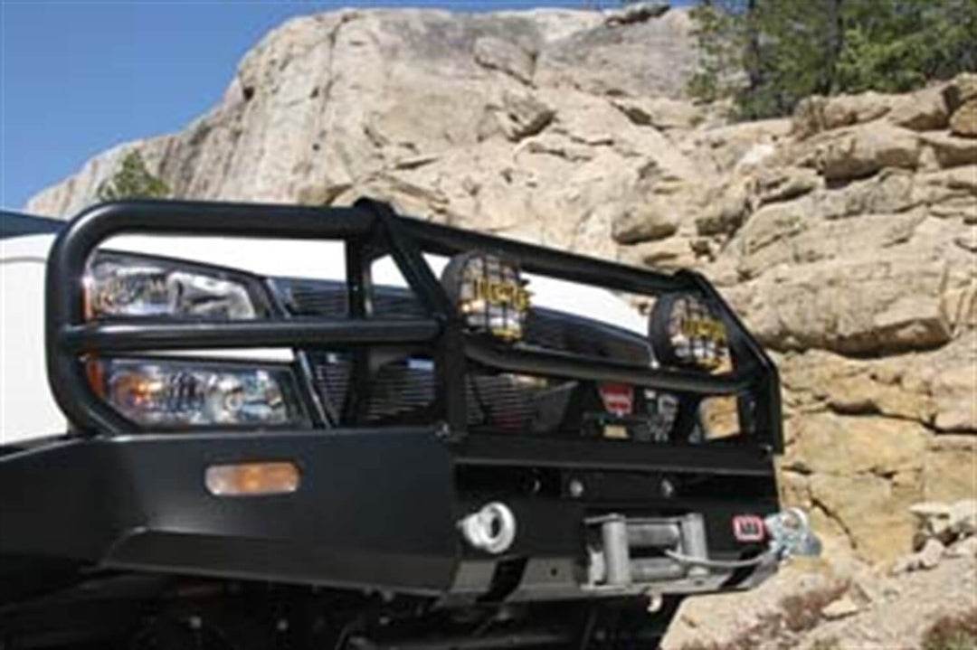 ARB Combination Bumper for Chevrolet Silverado and Avalanche 2004-2006 - Steel, Satin Finish, Winch Compatible