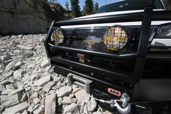 ARB Combination Bumper for Chevrolet Silverado and Avalanche 2004-2006 - Steel, Satin Finish, Winch Compatible