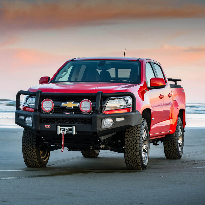 ARB Summit Bumper Kit for Chevrolet Colorado (2015-2020) - Textured Black Steel, Winch Compatible