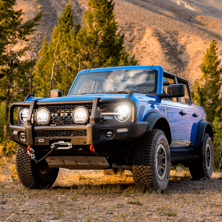 ARB Summit Winch Bumper for Ford Bronco (2021-2025) – Steel Full Replacement with Recovery Points and Winch Compatibility