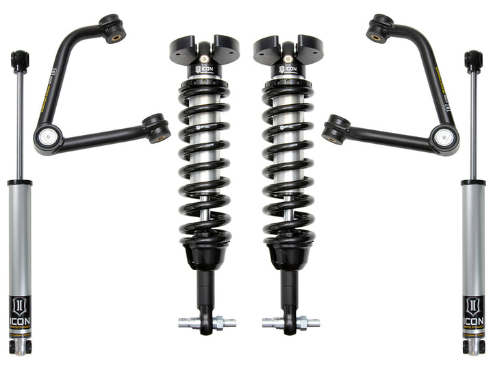 ICON 2019-2026 Chevrolet Silverado 1500/GMC Sierra 1500, 1.5-3.5" Lift, Stage 2 Suspension System, Tubular