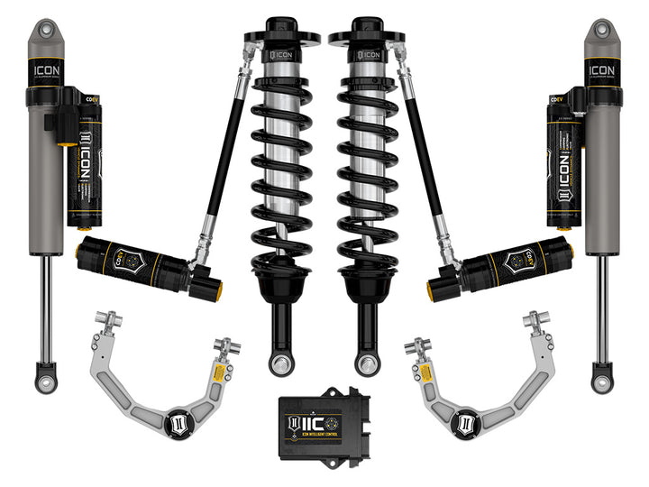 ICON 2021-2026 Ford F-150 4WD, 2.75-3.5" Lift, Stage 5 Suspension System, Billet