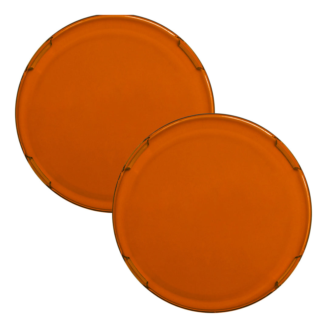 RIGID Industries Cover 360-Series 6 Inch Amber PRO Pair – Durable Polycarbonate Light Covers for LED Off-Road and Utility Lights