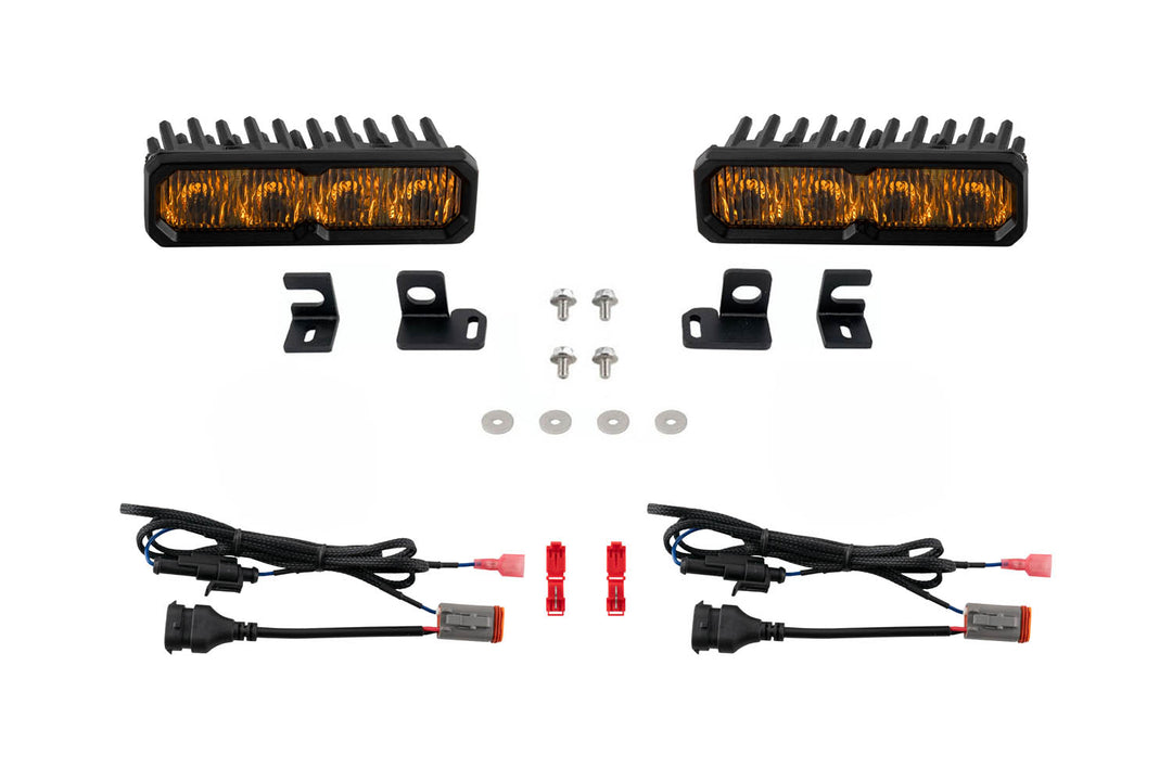 Tacoma 2024 Fog SS6 Pro LED Kit Yellow