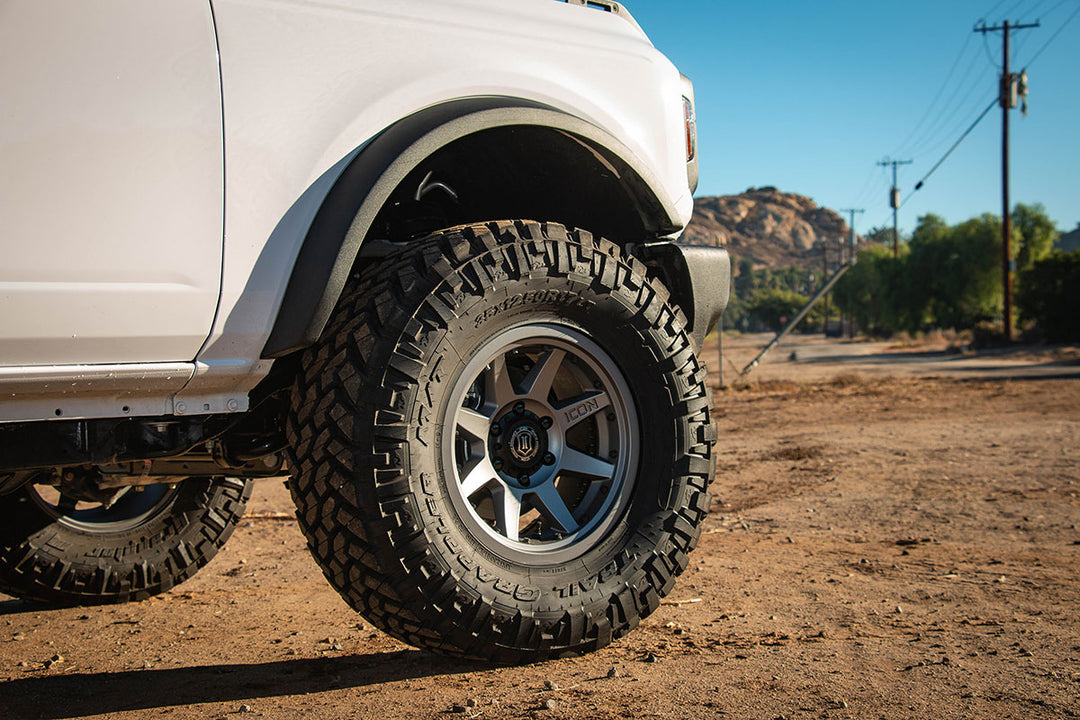 ICON Alloys 2021-2026 Ford Bronco, 3" Lift, Coilover Spacer Kit