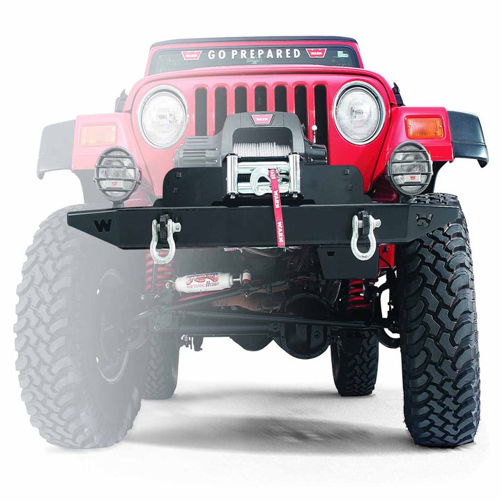 Warn Foot Down Winch Mounting Plate Kit for Jeep TJ and LJ Models
