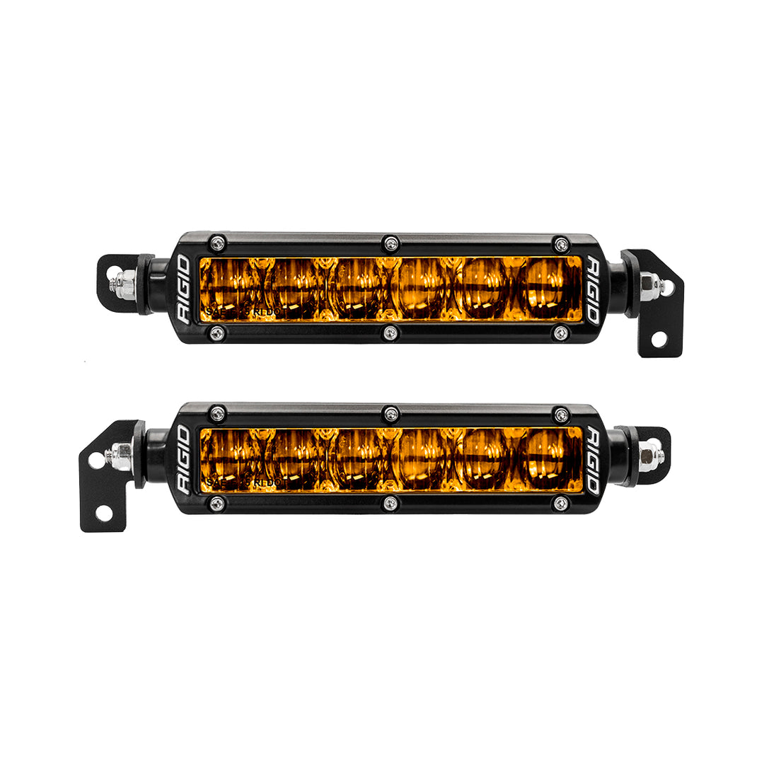 RIGID Industries 37201 6-Inch SR-Series Selective Yellow Fog Light Kit for Toyota Tundra 2022+