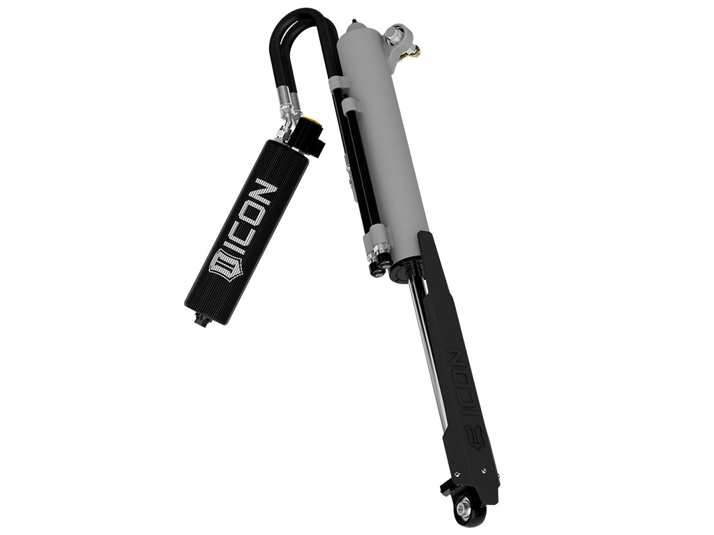 ICON 2021-2026 Ford F-150 Raptor, Driver Rear, V.S. 3.0 Series Zeta Bypass RXT Shock Absorber, Remote Reservoir w/ CDEV