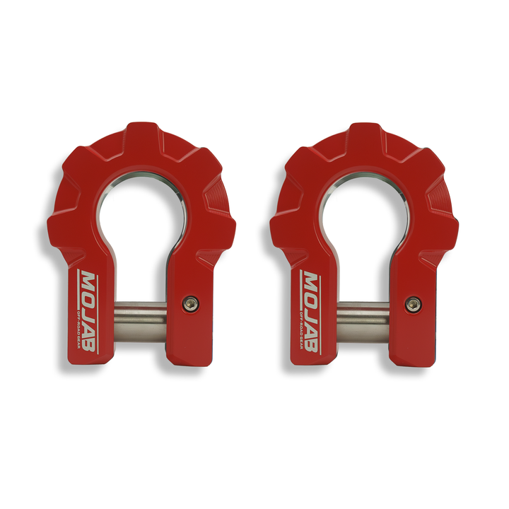 3/4'' Extreme duty Aluminum D-Shackle set (9T)-Ceramic coated (LIFETIME WARRANTY*)