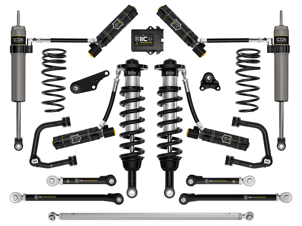 ICON 2025-2026 Toyota 4Runner 4WD, 1.25-3" Lift, Stage 14 Suspension System, Tubular