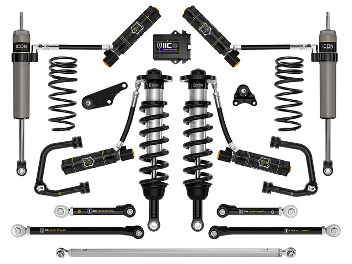 ICON 2025-2026 Toyota 4Runner 4WD, 1.25-3" Lift, Stage 14 Suspension System, Tubular