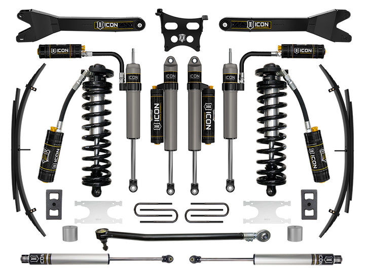 ICON 2023-2026 Ford F-250/F-350 Super Duty 4WD, 2.5-3" Lift, Stage 5 Coilover Conversion System with Radius Arms and Expansion Packs