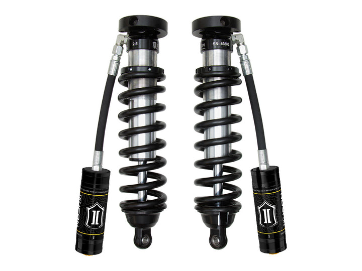 ICON 1996-2002 Toyota 4Runner, 0-3" Lift, Front, V.S. 2.5 Series Coilover Kit, Extended Travel, Remote Reservoir, 700 lbs/in Spring Rate