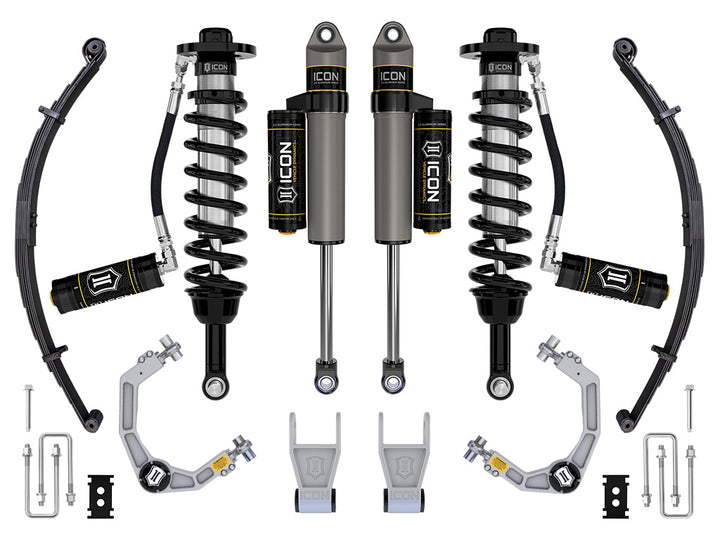 ICON 2021-2026 Ford F-150 Tremor, 2.5-3" Lift, Stage 3 Suspension System, Billet, w/ Leaf Packs