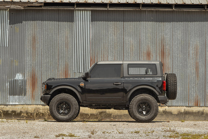 Overland Sector Atlas 17x9 -12 5x114.3/5x127mm 71.5mm Satin Black by Overland Sector | KOVA Offroad