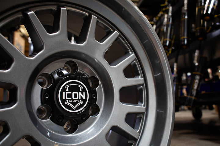 ICON Alloys Anza, Gun Metal, 17 x 8.5 / 6 x 135, 6mm Offset, 5" Backspace