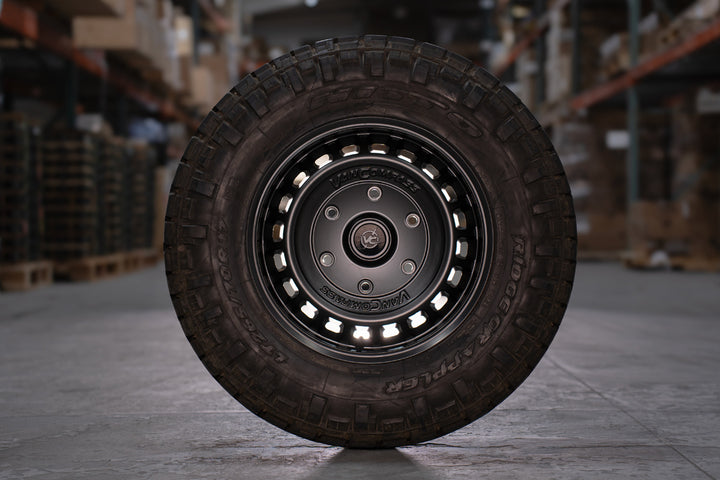 Van Compass Vane Wheel, Satin Black, 17X8, 68Mm Offset, 6X180 Bc