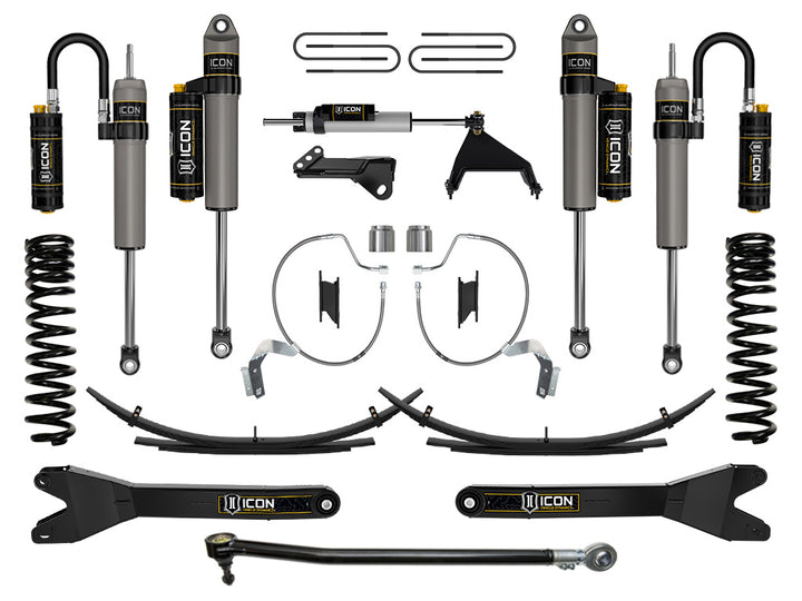 ICON 2023-2026 Ford F-250/F-350 Super Duty 4WD, Gas, 4.5" Lift, Stage 5 Suspension System w/ Radius Arms & Expansion Packs
