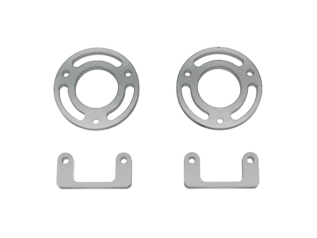 ICON Alloys 2019-2026 Chevrolet Silverado 1500/GMC Sierra 1500, Front, 2" Lift, Billet Coilover Spacer Kit