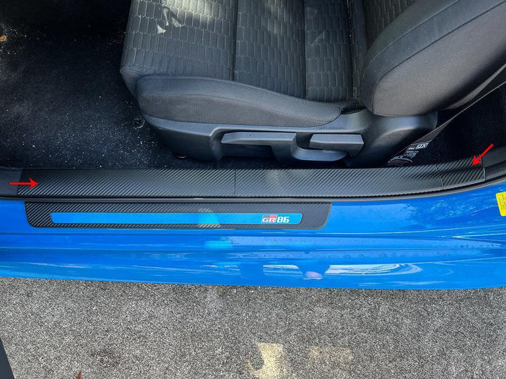 3D Carbon Door Sill Overlay Part 2 (Upper) - 2022+ BRZ / GR86