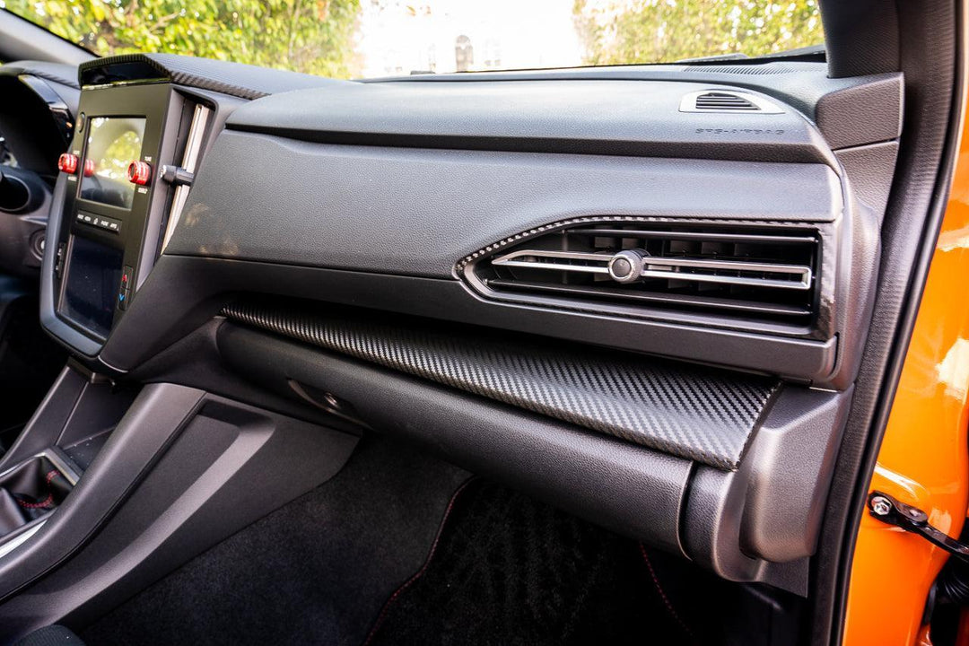 3D Carbon Interior Dash Trim Overlays - 2022+ Subaru WRX
