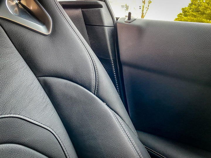 3D Carbon Seatbelt Buckle Panel Scuff Guard - 2020+ Supra
