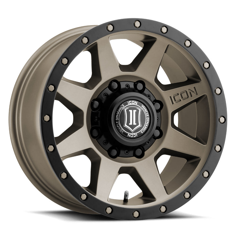 ICON Alloys Rebound HD, Bronze, 18 x 9 / 8 x 170, 6mm Offset, 5.25" Backspace