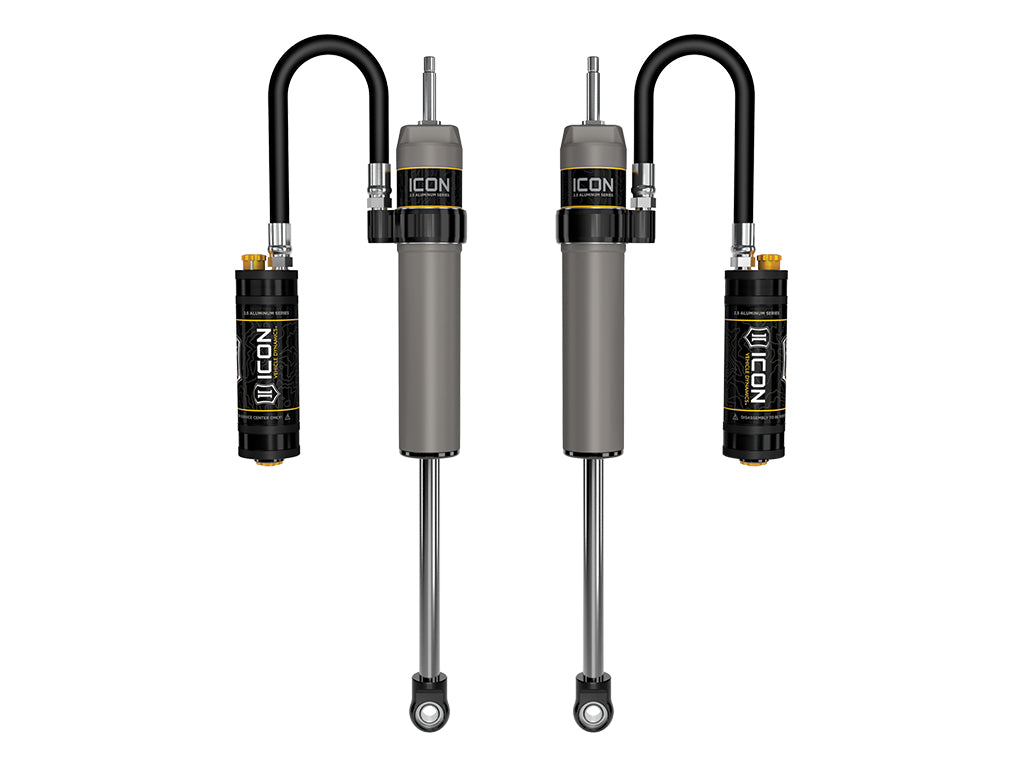 ICON 2024-2026 Toyota Land Cruiser 250 Series/2024-2026 Lexus GX550, 0-3” Lift, Rear, V.S. 2.5 Aluminum Series Shock Absorbers, Remote Reservoir w/ CDCV, Pair