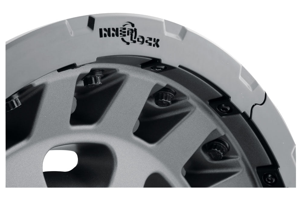 ICON Alloys Hammer Pro, Charcoal, 17 x 8.5 / 6 x 135, 6mm Offset, 5" BS