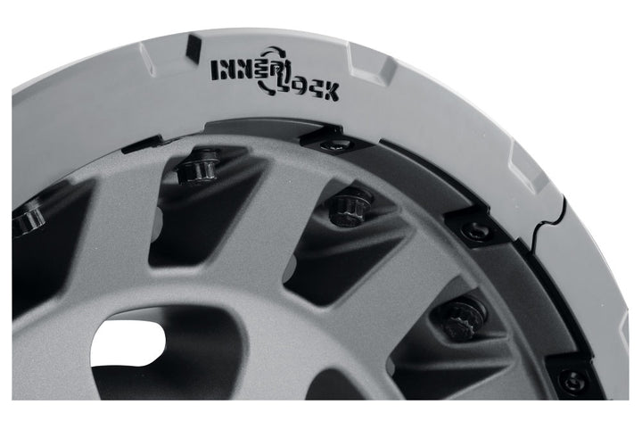 ICON Alloys Hammer Pro, Charcoal, 17 x 8.5 / 6 x 5.5, 25mm Offset, 5.75" BS
