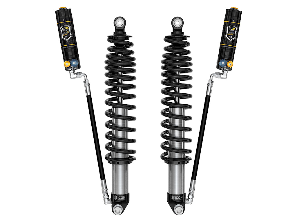 ICON 2021-2026 Ford Bronco, Rear, 1.25-3” Lift, V.S. 2.5 Series Coilover Kit, Remote Reservoir w/ CDXS, Pair