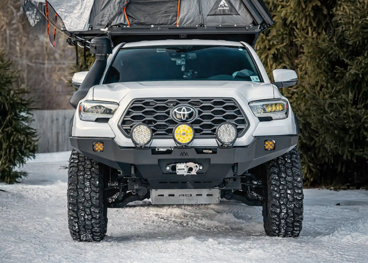 Hi-Lite Overland Toyota Tacoma Front Bumper 3rd Gen (2016-2023) [No Bull Bar] by Backwoods Adventure Mods | KOVA Offroad