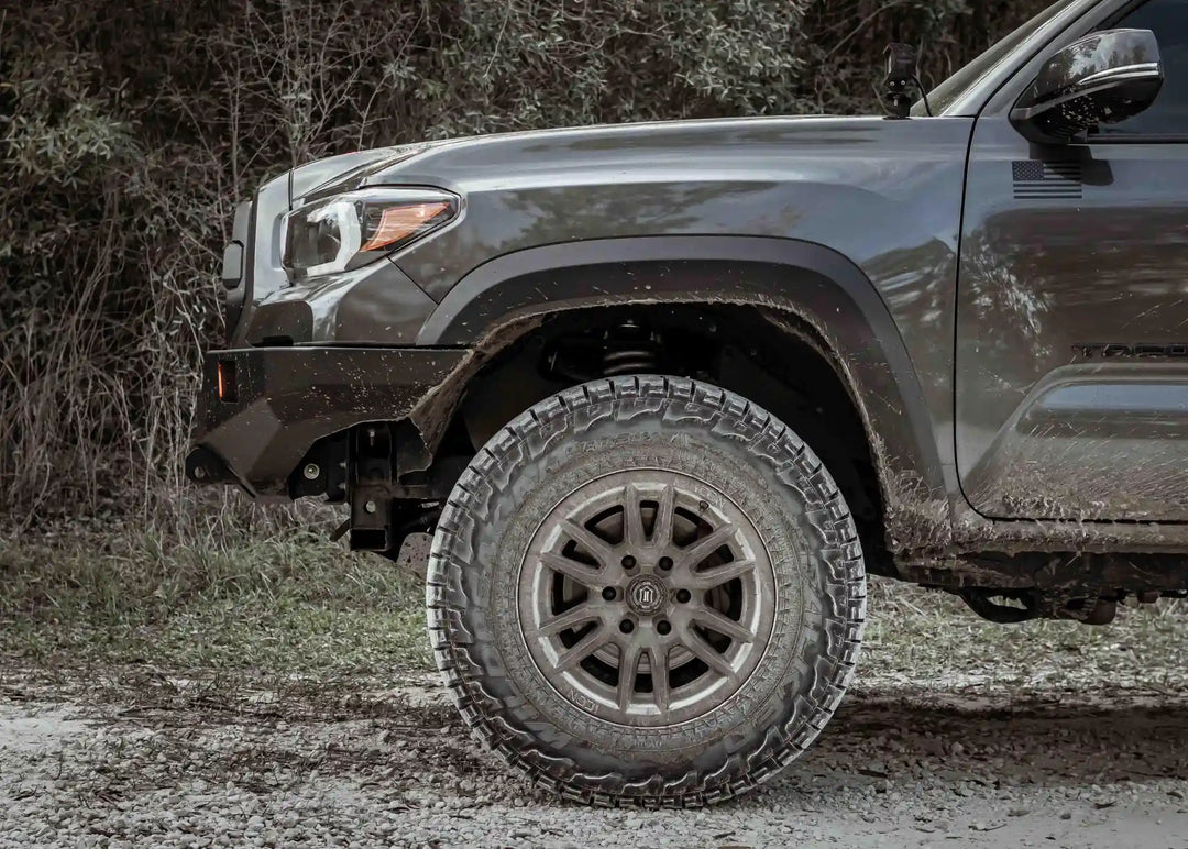 Hi-Lite Overland Toyota Tacoma Front Bumper 3rd Gen (2016-2023) [No Bull Bar] by Backwoods Adventure Mods | KOVA Offroad
