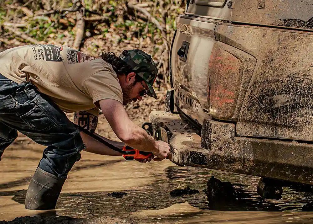 Hi-Lite Overland Toyota Tacoma Rear Bumper 3rd Gen (2016-2023) by Backwoods Adventure Mods | KOVA Offroad