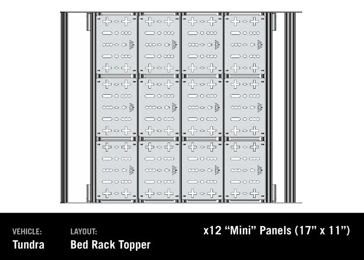 Toyota Tundra Bed Rack - DRIFTR Topper (Add-on) by Backwoods Adventure Mods | KOVA Offroad