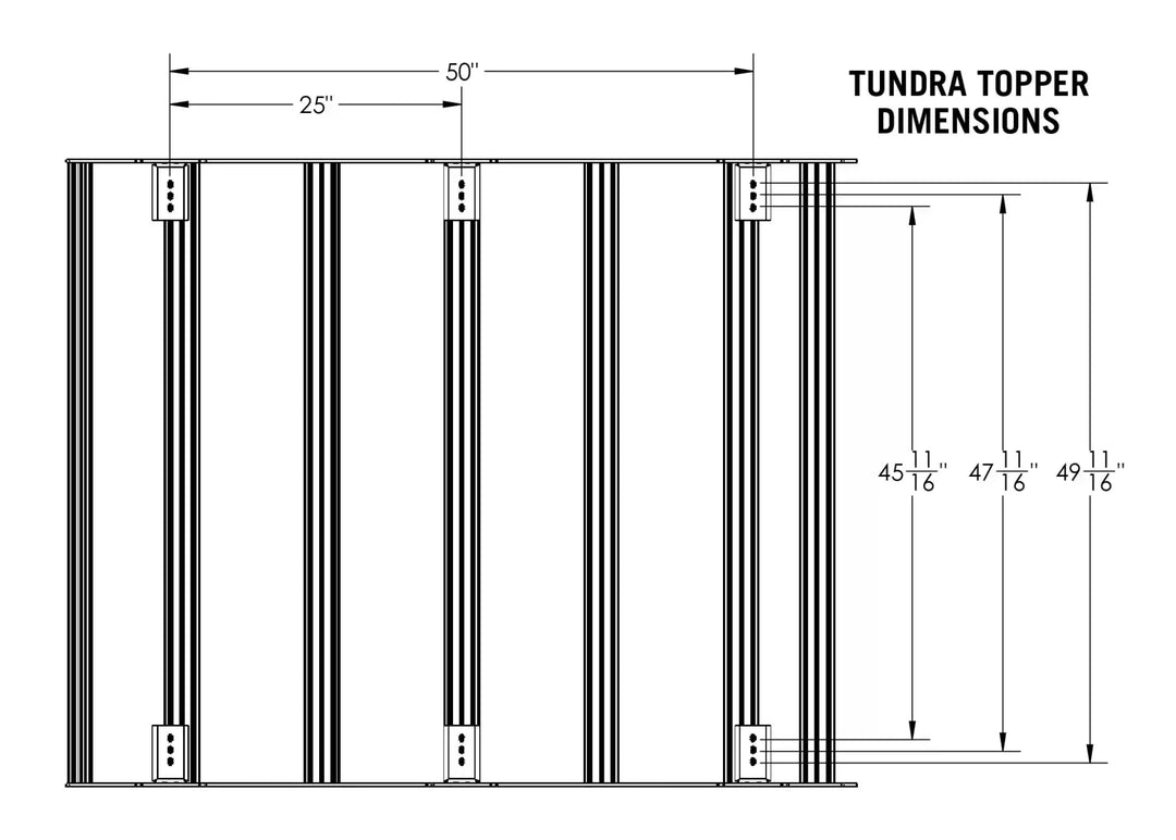 Toyota Tundra Bed Rack - DRIFTR Topper (Add-on) by Backwoods Adventure Mods | KOVA Offroad
