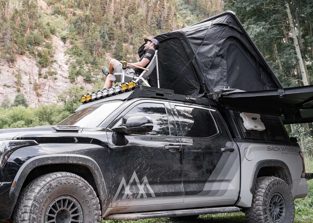 DRIFTR Toyota Tundra Roof Rack (2022-2026) by Backwoods Adventure Mods | KOVA Offroad