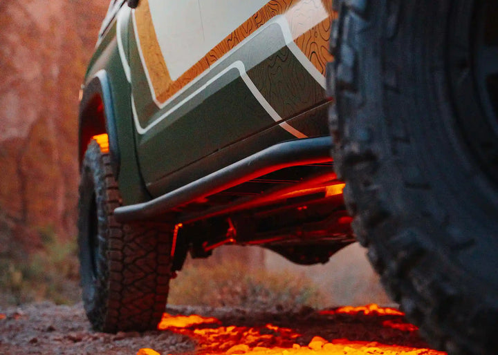 Toyota Tundra Rock Sliders 3rd Gen (2022-2025) by Backwoods Adventure Mods | KOVA Offroad