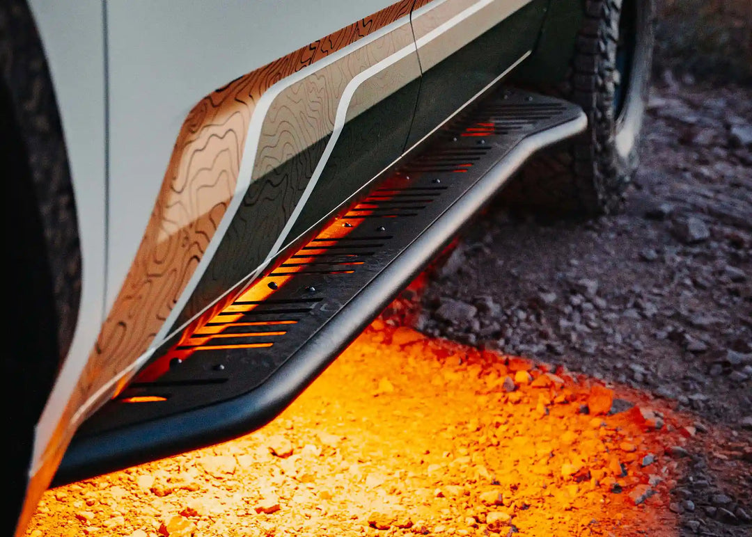 Toyota Tundra Rock Sliders 3rd Gen (2022-2025) by Backwoods Adventure Mods | KOVA Offroad
