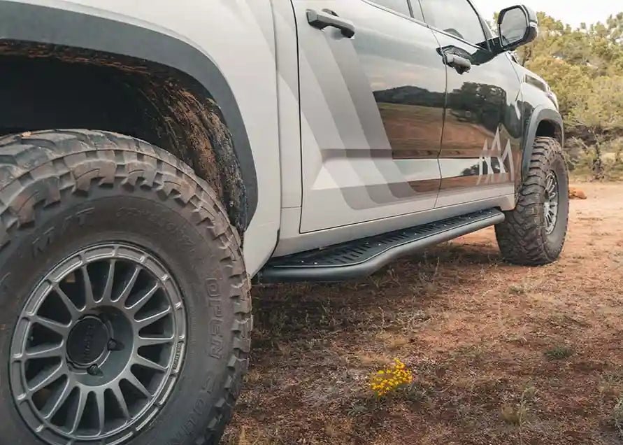 Toyota Tundra Rock Sliders 3rd Gen (2022-2025) by Backwoods Adventure Mods | KOVA Offroad